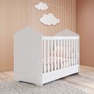Berço Mini Cama 3 em 1 Malu Espresso Móveis Branco