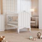 Berço Mini Cama Alegria Espresso Móveis Branco Acetinado
