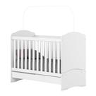 Berço Mini Cama Bala de Menta Branco - Henn Berço Mini Cama Bala de Menta Branco - Henn