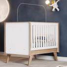 Berço Mini Cama Confete Branco/Jequitibá HP