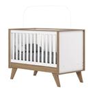 Berço Mini Cama Confete Móveis Branco/Jequitibá HP