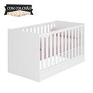 Berço Mini Cama Doce Sonho Branco Com Colchão Qmovi