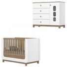 Berco Mini Cama e Comoda 1 Porta e 4 Gavetas Aconchego Henn