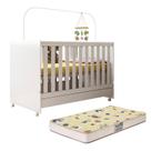 Berço Mini Cama Encanto com Colchão Supreme - Peternella Móveis Berço Mini Cama Encanto com Colchão Supreme - Peternella Móveis