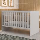 Berço Mini Cama Grade Móvel Giovana Branco
