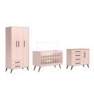 Berço Mini Cama, Guarda Roupa, Comoda Sapateira Retro Rosa Berço Mini Cama, Guarda Roupa, Comoda Sapateira Retro Rosa