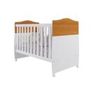 Berço / Mini Cama Infantil Conforto 2 em 1 Nature/Branco - Permóbili Baby Berço / Mini Cama Infantil Conforto 2 em 1 Nature/Branco - Permóbili Baby