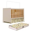 Berço Mini Cama Katatau Flex com Colchão D18 de 10cm - Reller Móveis
