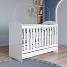 Berço Mini Cama Lápis de Cor Espresso Móveis Branco