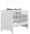 Berço Mini Cama Maya Branco Acetinado Móveis Canaã