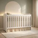 Berço Mini Cama para Quarto de Bebê Lara Branco Berço Mini Cama para Quarto de Bebê Lara Branco