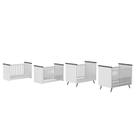 Berço Mini Cama Retrô Wood 100% MDF- Branco