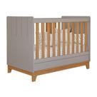 Berço Minicama Infantil Americano Grade Fixa Regulagem De Altura Mdf Biscoito Permobili