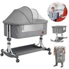 Berço Moises Portatil Com Função Balanço e Mosquiteiro Infantil Pipdip