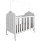 Berço Moveis Peroba Elo Provençal Americano com Capitone MDF