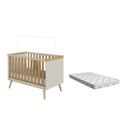 Berço Moveis Peroba Sky Americano minicama MDF com colchão