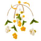 Berço móvel para bebês OESSUF, decoração de berçário, flor de abelha para bebês