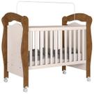 Berço padrão americano Infantil PIMP Com Design Moderno Pés com Rodízios Cor Demolição / Off White Ùltimas Unidades 100% MDF com certificado