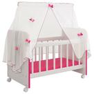 Berço Para Boneca Magia C02 Brinquedo Infantil Branco Rosa Berço Para Boneca Magia C02 Brinquedo Infantil Branco Rosa