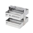 Berço para Cuba de Coloração para 30 Lâminas em Aço Inox (FIRSTLAB)