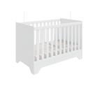 Berço Peroba Popy Retrô Americano Branco Mini Cama Infantil