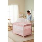 Berço Portátil Desmontável Pink Bebê Até 15Kg Conforto