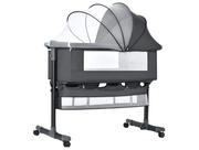 Berço Portátil Maxi Baby Connect com Mosquiteiro até 9kg Cinza
