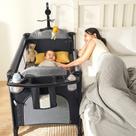 Berço portátil MMBABY, pacote 5 em 1 e brincadeira para bebês com acessórios