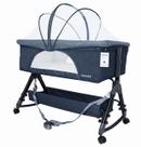 Berço Portátil Moises Co-bed Até 15kg C/ Balanço Mosquiteiro e Cesto Luna Azul - KaBaby