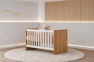 Berço que vira Cama com Colchão Candy - MobiBaby