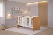 Berço que vira Cama com Colchão Lunni - MobiBaby