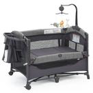 Berço QUTANIX Baby Bedroom com trocador cinza