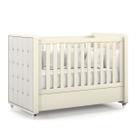 Berço Tutto New Americano com Capitone Cor Off White - Matic