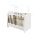 Berço Vira Cama Corona Mexicana Creme/carvalho Berço Vira Cama Corona Mexicana Creme/carvalho
