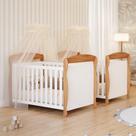 Berços Americano Gêmeos Marquesa 3 Em 1 Mini Cama 100% MDF