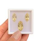 Berilo Amarelo Navete SET 13,87ct Berilo Amarelo Navete SET 13,87ct