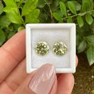 Berilo Verde Brilhante Par 4,28ct