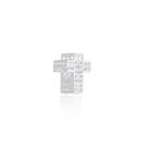 Berloque 3D Crucifixo Prata 925
