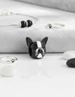 Berloque aço inox buldog frances