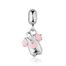 Berloque aço inox coração body rosa Berloque aço inox coração body rosa