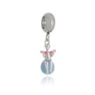 Berloque aço inox fisioterapia