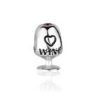 Berloque aço inox vinho