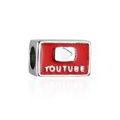 Berloque aço inox youtube