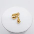 Berloque apaxorô banhado a ouro 18k