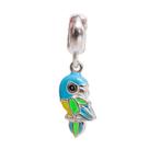 Berloque Arara Azul Pássaro Prata 925 Berloque Arara Azul Pássaro Prata 925