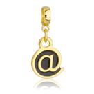 Berloque Arroba Internet Banhado a Ouro 18k