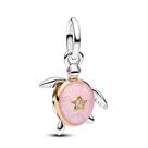 Berloque Artiyoo em Prata Esterlina 925 Tartaruga-Marinha Rosa Berloque Artiyoo em Prata Esterlina 925 Tartaruga-Marinha Rosa