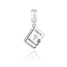 Berloque BIBLIA SAGRADA em Prata S925 para pulseiras modelo Pandora ou Vivara