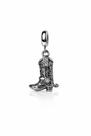 Berloque Bota Cowboy Country Cravejada Zircônia Em Aço Inox Berloque Bota Cowboy Country Cravejada Zircônia Em Aço Inox