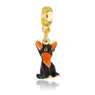 Berloque Cachorro Pinscher Banhado a Ouro 18k Berloque Cachorro Pinscher Banhado a Ouro 18k